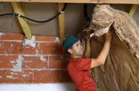 Pentre Cwrt tapered roof insulation
